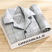 Herren-Pyjama-Set mit Knöpfen – Weiche und atmungsaktive Nachtwäsche 5