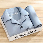 Herren-Pyjama-Set mit Knöpfen – Weiche und atmungsaktive Nachtwäsche 9