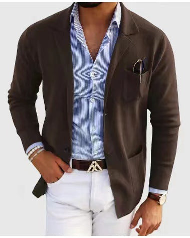 Herren -Gelegenheits -Polyester -Blazer 9