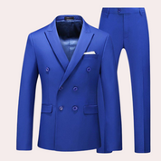 Herren klassisch bequem und stilvolles 2-teiliges Outfit-Set 3
