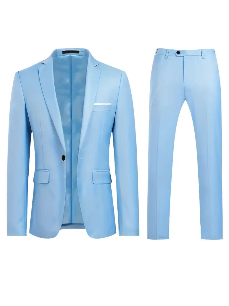 Herren klassischer Polyesteranzug Set 0