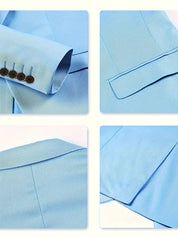 Herren klassischer Polyesteranzug Set 3