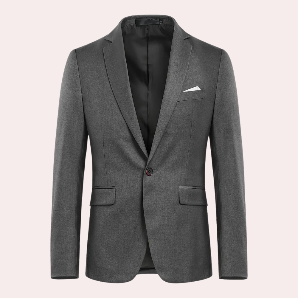 Herren klassischer dreiteiliger formeller Set 4