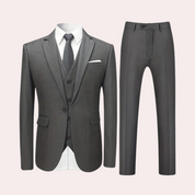 Herren klassischer dreiteiliger formeller Set 8