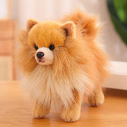 Hochwertiger Plüsch-Pomeranian – Weiche, realistische Hunde-Plüschtiere für Kinder, 30 cm groß 0
