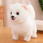 Hochwertiger Plüsch-Pomeranian – Weiche, realistische Hunde-Plüschtiere für Kinder, 30 cm groß 5