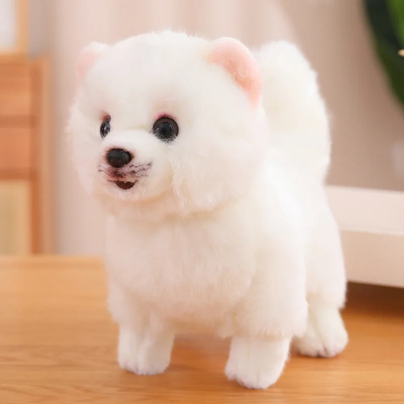 Hochwertiger Plüsch-Pomeranian – Weiche, realistische Hunde-Plüschtiere für Kinder, 30 cm groß 5