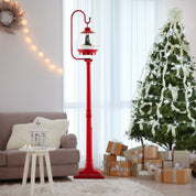 HolidayPost – 173 cm lange dekorative Weihnachtslaterne mit LED-Kerze 1