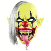 Horror Grünes Gesicht Clown Halloween Weihnachten Latex Maske Kopfbedeckung 0