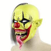 Horror Grünes Gesicht Clown Halloween Weihnachten Latex Maske Kopfbedeckung 5