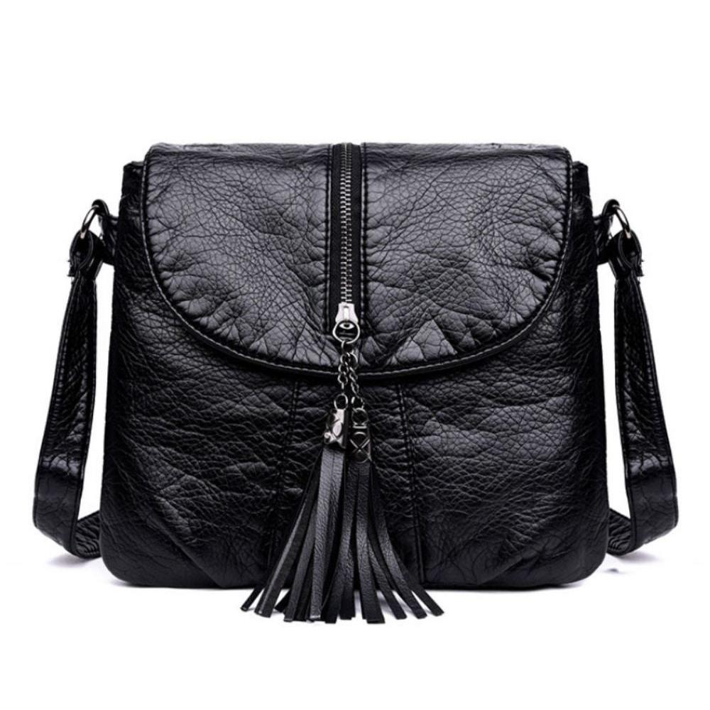 Luna | Elegante Leder Schultertasche