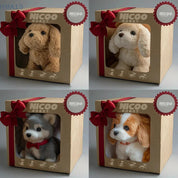 Interaktives Roboter-Hundespielzeug mit Bell- und Gehfunktion – Realistischer KI-Haustierhund für Kinder 1