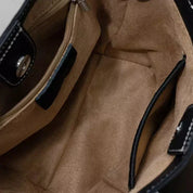 Chloe | Damens enfärgade PU-läder crossbody-handväska