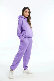 Clara | Gemütliches Damen-Sweatset mit Kapuze und Jogginghose