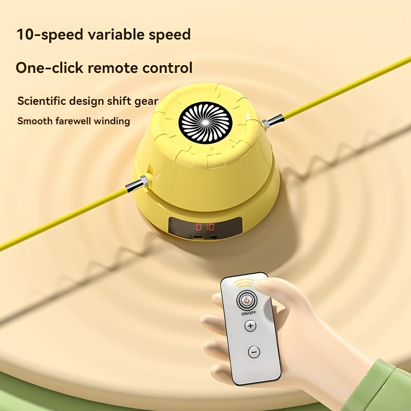 JumpSmart Elektronisches Springseil – Kabellos mit digitalem Zähler und Fernbedienung 1