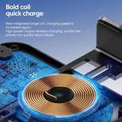 Kabelloses Autoladegerät mit Handyhalterung 2