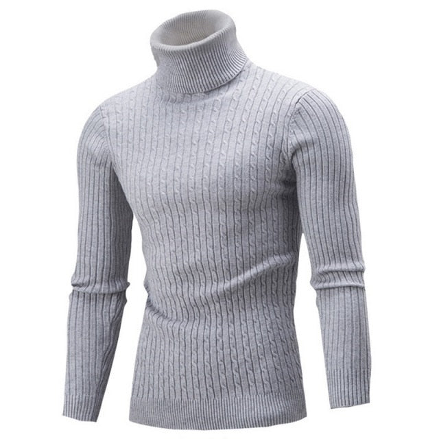 Klassischer Rollkragenpullover für Herren – SummitLayer 2