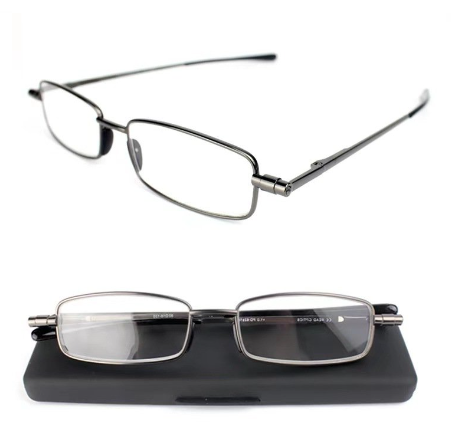 Kompakte Herren & Damen falten Lesebrille zusammen 1