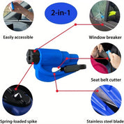 Kompakter Notfallsicherheit Hammer mit ergonomischem Griff - Fensterbrecher für schnelle Flucht im Auto, in mehreren Farben erhältlich 5