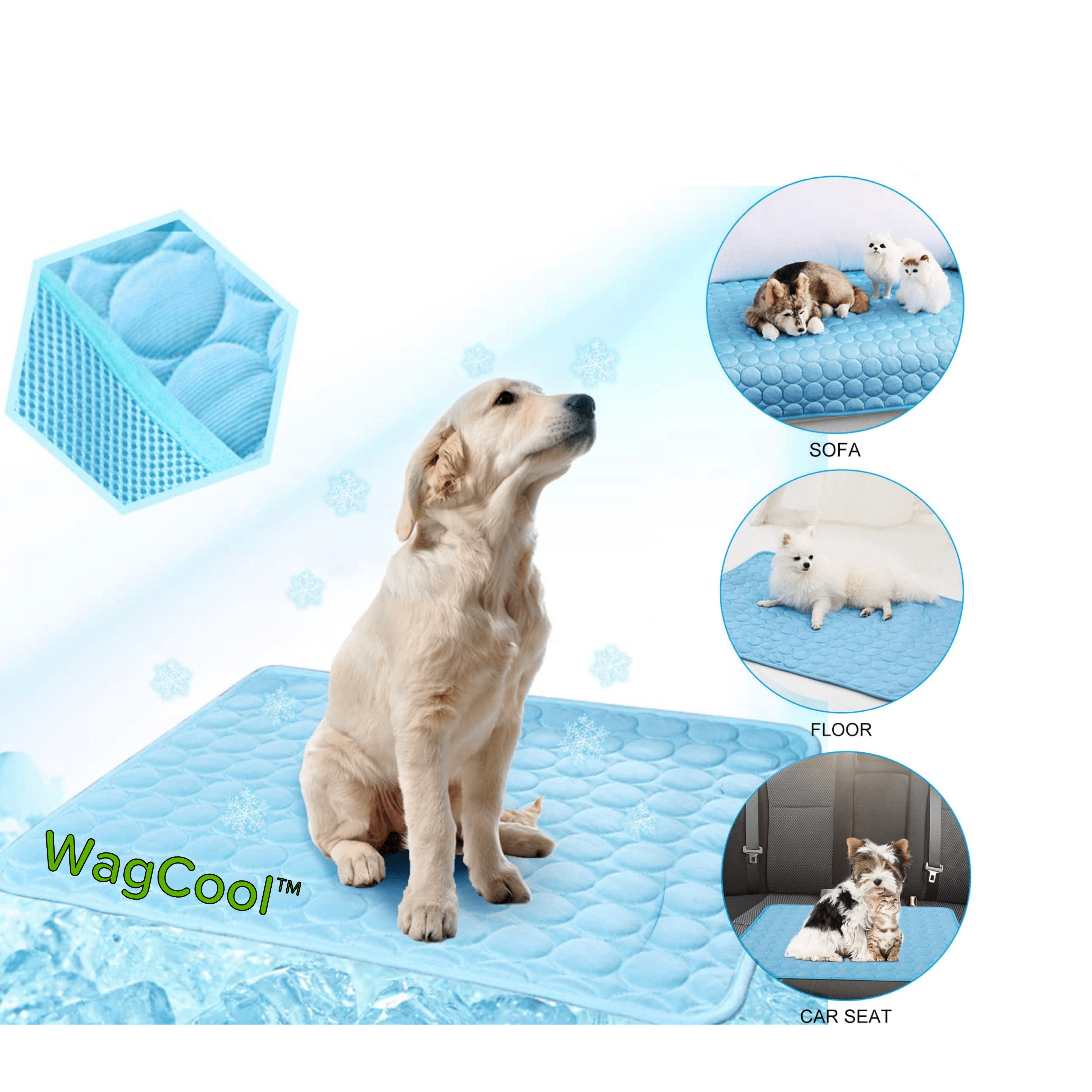 Kühlende Hundematte - CoolPet Mat 2