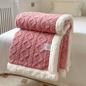 Kuscheldecke Sherpa Fleece Wende-Decke für Gemütlichkeit 7