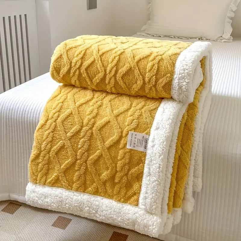 Kuscheldecke Sherpa Fleece Wende-Decke für Gemütlichkeit 8