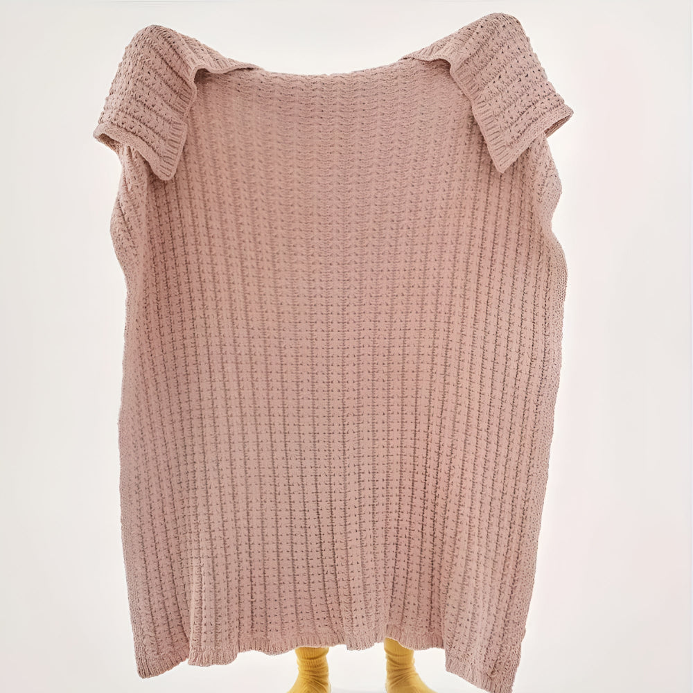 Kuscheldecke Vintage Chunky Knit Gemütlichkeit Mikrofaser-Mix 10
