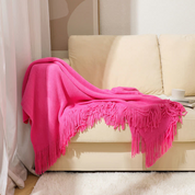 Kuscheldecke aus Grobstrick für Damen und Herren Weich Acryl 9