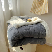 Kuscheldecke für Damen und Herren - Elegante und Bequeme Sherpa-Fleece-Decke 11