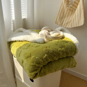 Kuscheldecke für Damen und Herren - Elegante und Bequeme Sherpa-Fleece-Decke 9