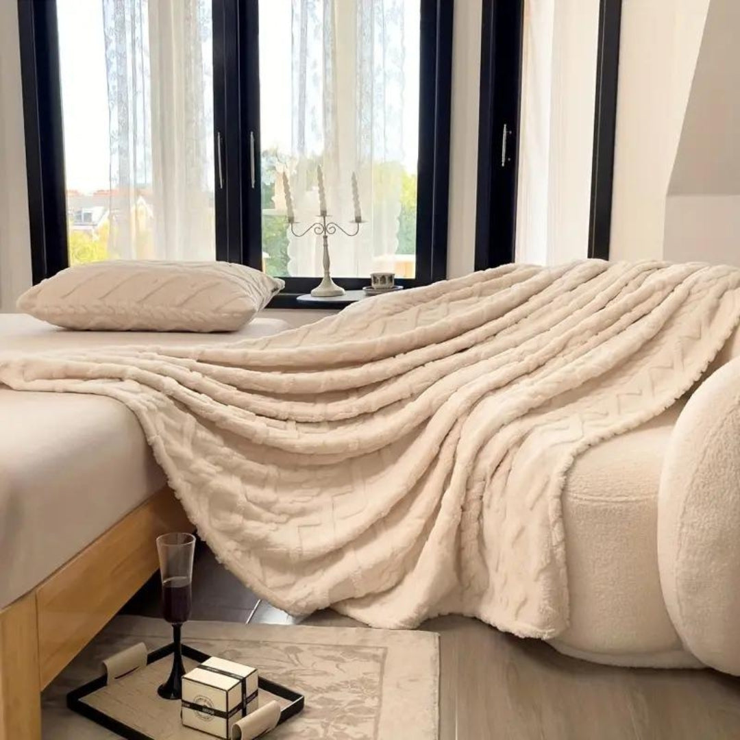 Kuscheldecke für Erwachsene Fleece Ultra-Plüschig Wärmeisolierend 2
