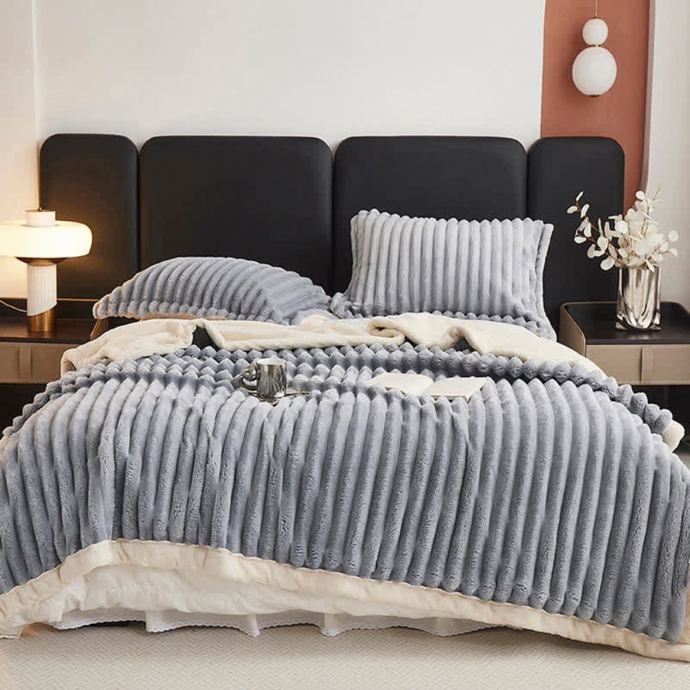Kuschelige Fleece-Decke für Damen und Herren aus hochwertigem Mikrofaser 11