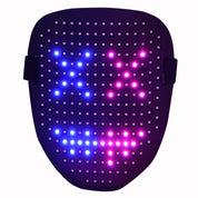 LED-Maske mit Gestenerkennung und 50 Mustern für Halloween und Cosplay 3