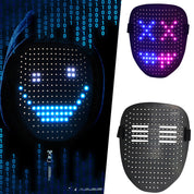 LED-Maske mit Gestenerkennung und 50 Mustern für Halloween und Cosplay 4