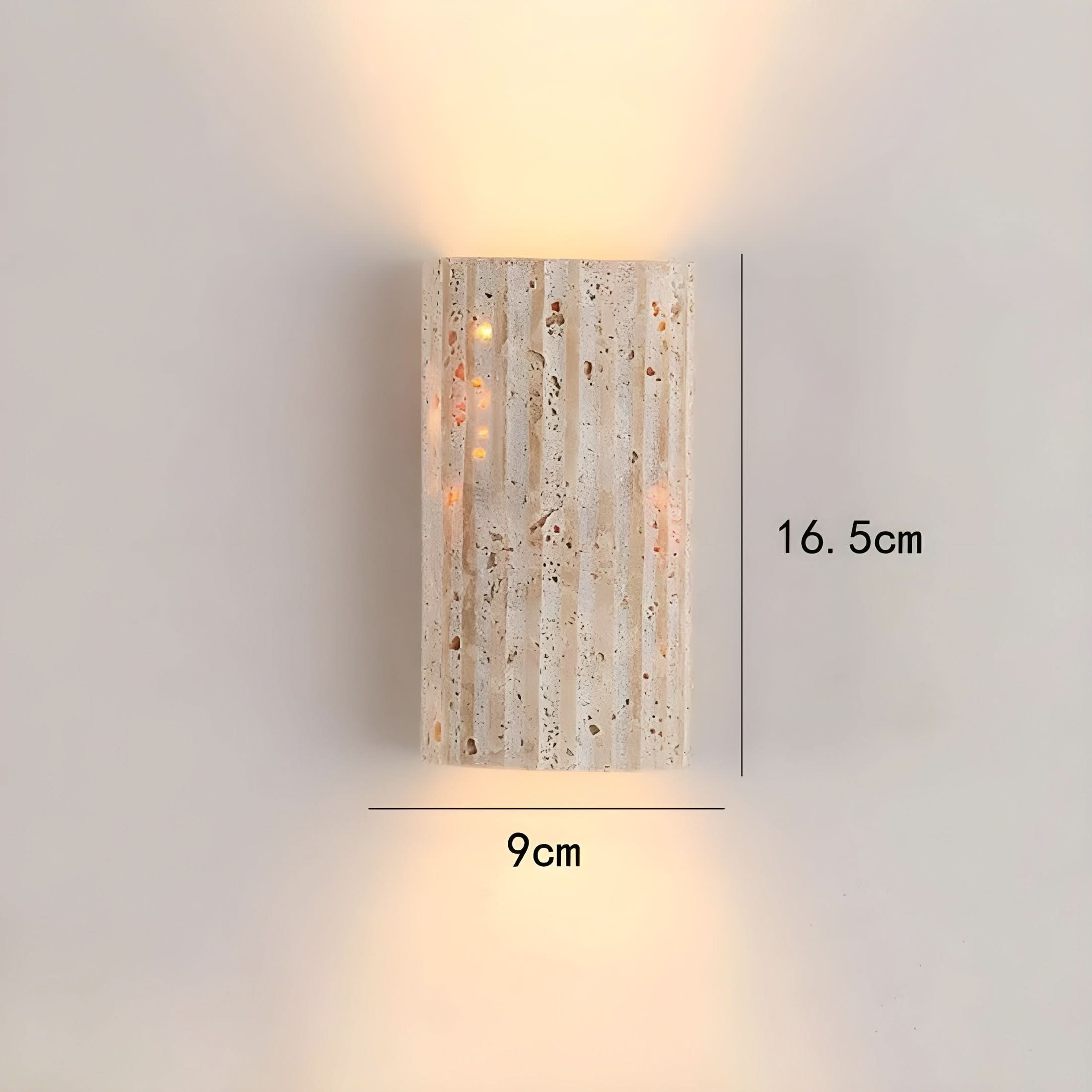 LED-Wandleuchte aus Naturstein 5