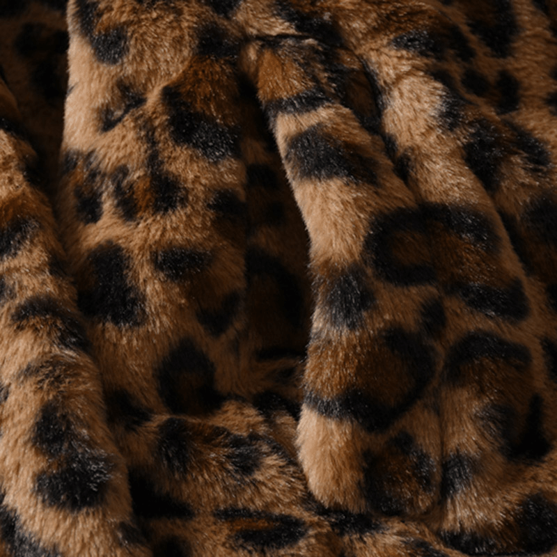 Langarmjacke mit Leopardenmuster, Modemarke, lockeres Hip-Hop-Oberteil 4