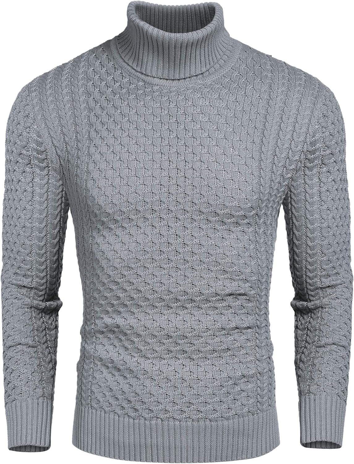 Lässiger gestrickter Rollkragenpullover für Herren - Sander 1