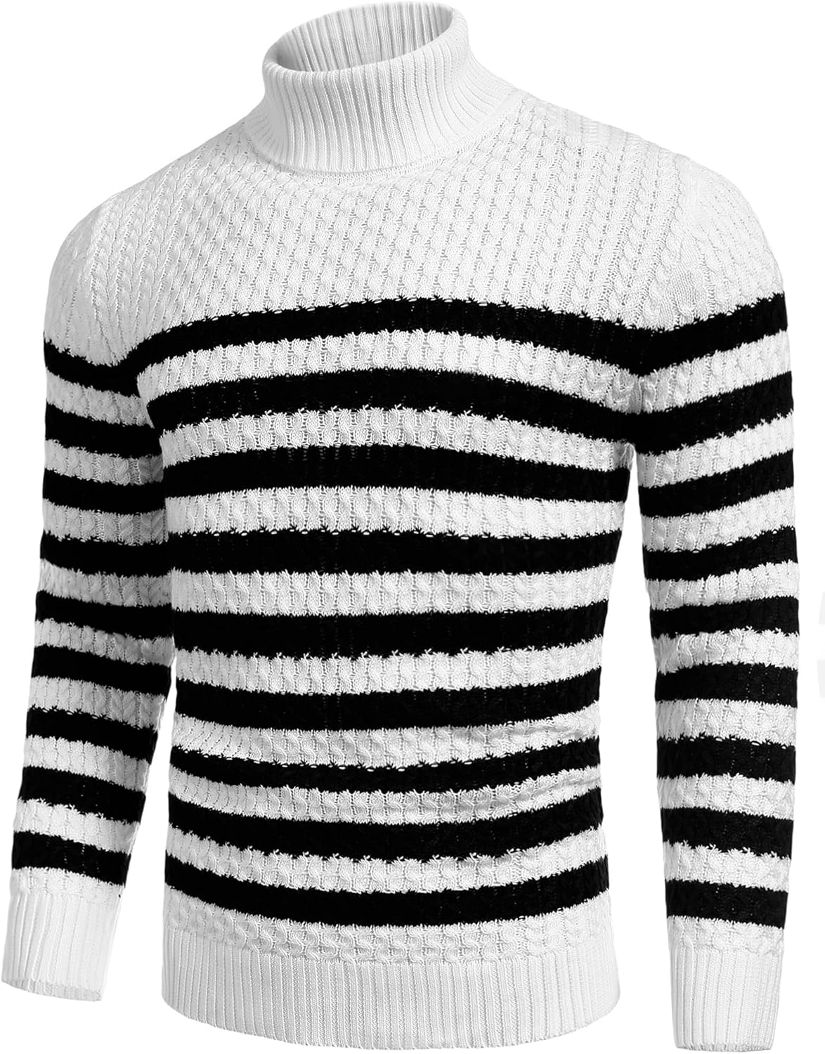 Lässiger gestrickter Rollkragenpullover für Herren - Sander 16