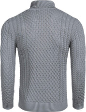 Lässiger gestrickter Rollkragenpullover für Herren - Sander 3