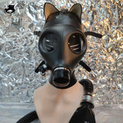 Latex Gasmaske Würgeset Atembeutel 1