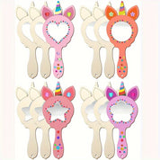 Launeyreflexionen - DIY -Einhornspiegel mit handgemaltem Design 0