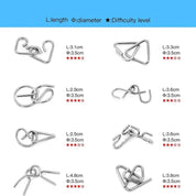 LogicCraft | Kreatives Metallpuzzle-Spielzeug zur Förderung kognitiver Fähigkeiten 4