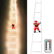 LuxeKlim | Hochwertige Weihnachtsmann-Leiterdekoration für Zuhause oder Büro 5