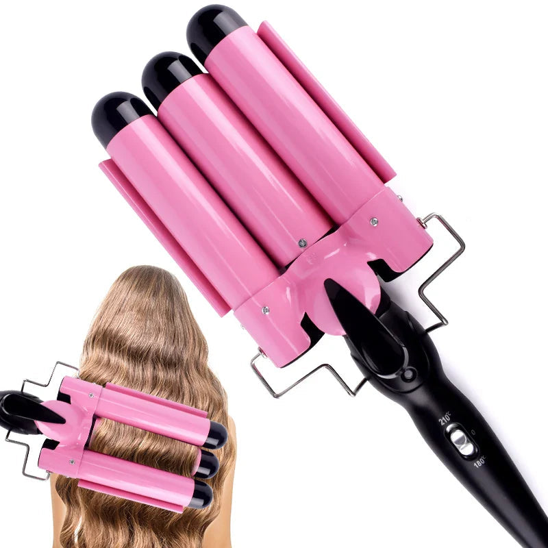 Luxecurl - dreifarbiger Haarstyler -Zauberstab 1