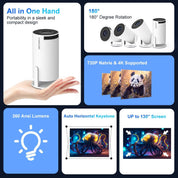 Magcubic Mini Projector 4K - Ihr tragbares Heimkino 1