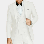Männer eleganter skandinavisches Design 3-teiliger Anzugset 9