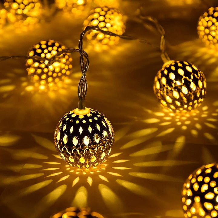 Marokkanischer Stil Wasserdichte Solar-Lichterketten - SunGlow Strings 0