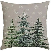 MerryCushion – Grüner Weihnachtskissenbezug mit festlicher Stickerei 5