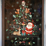 MerryScenes | Transparente Glasaufkleber für festliche Fenster 2