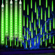 Meteor Drops | LED-Lichterkette in Tropfenform für festliche Außendekoration 10